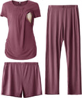 Soft and Cozy Women's Maternity Pajama Set for Nursing