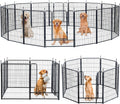 Dog Playpen Portable Outdoor Dog Fence - Foldable 16-Panel Playpen