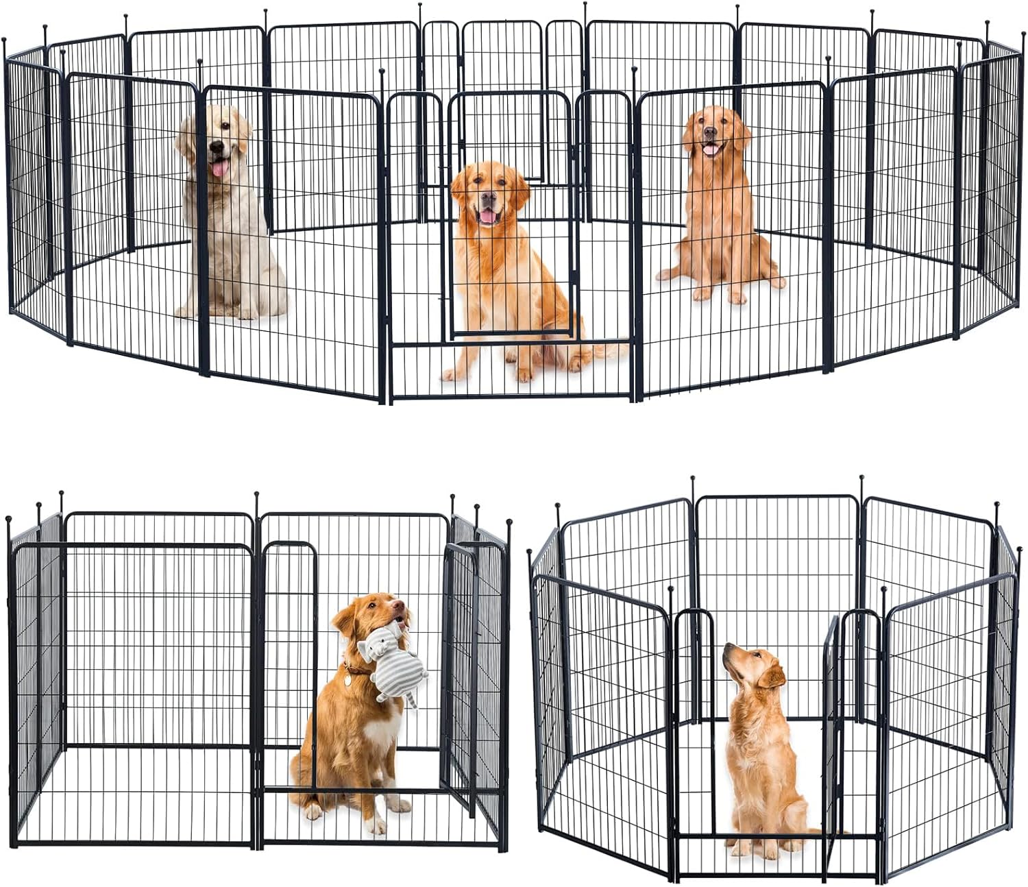 Portable Outdoor Dog Playpen for Large Medium Small Dogs