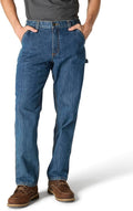 Loose Straight Denim Dungaree for Men - Generous Fit Work Jeans