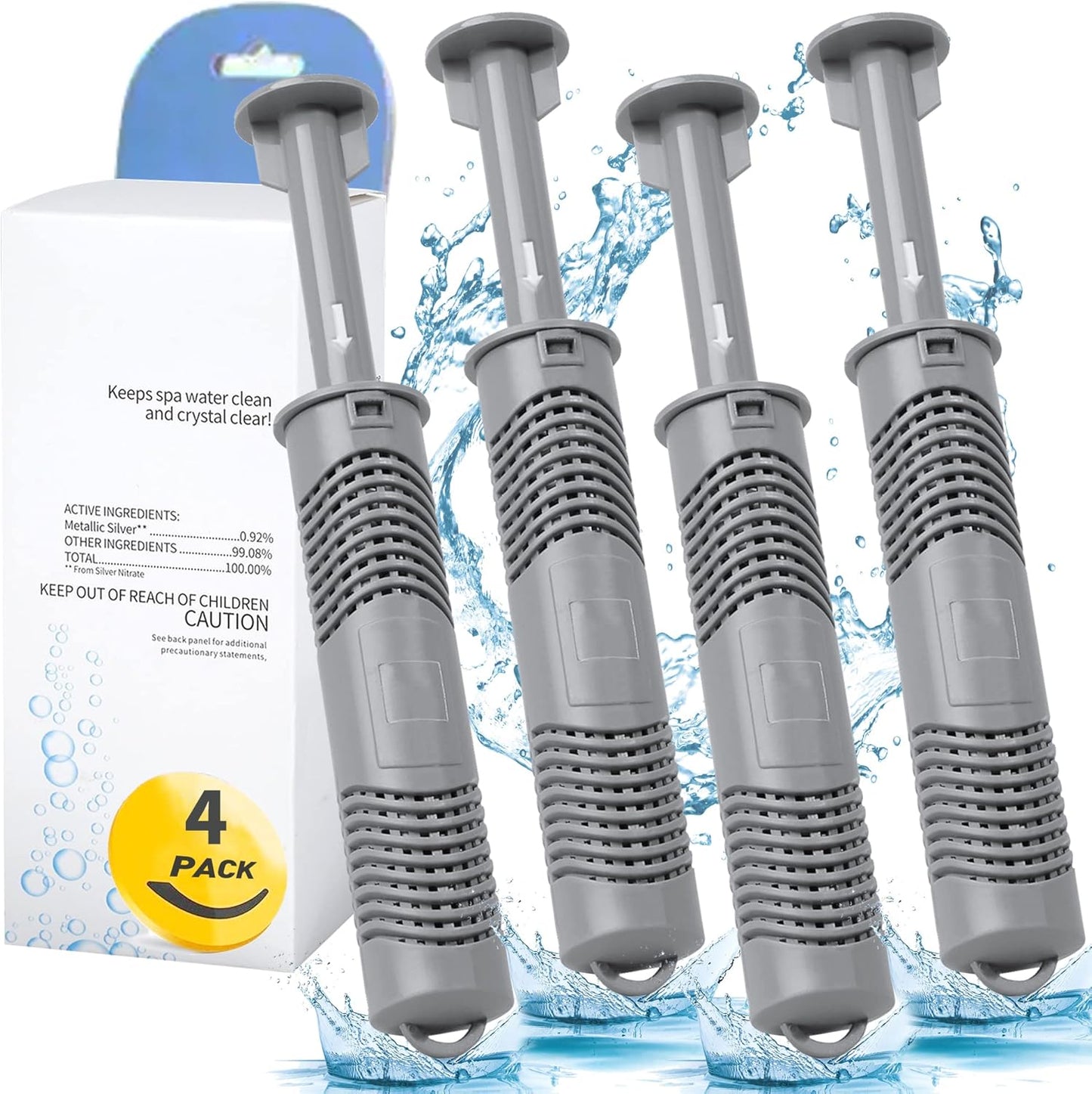 Spa Ag+ Mineral Sticks for Hot Tub - 4 Month Silver Ion Care