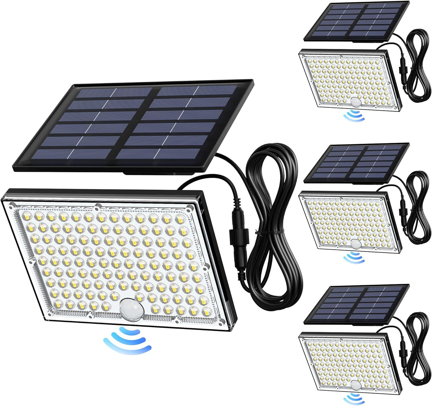 JACKYLED Motion Sensor Flood Lights for Outdoor Security Use