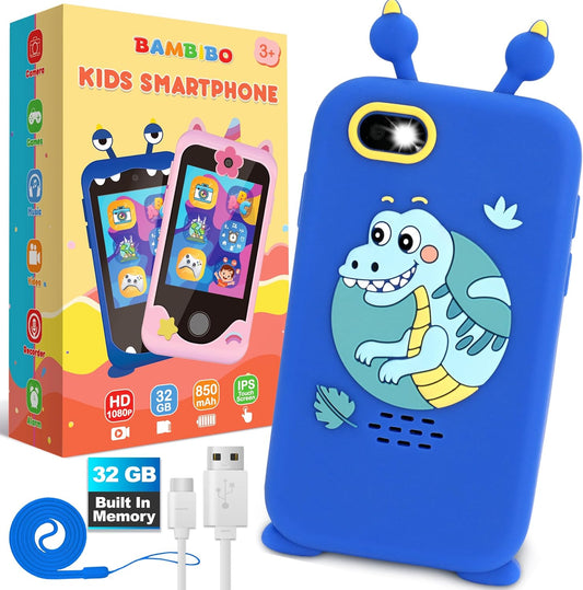 Boys Smart Phone for Kids with 32GB Storage and Dual Cameras