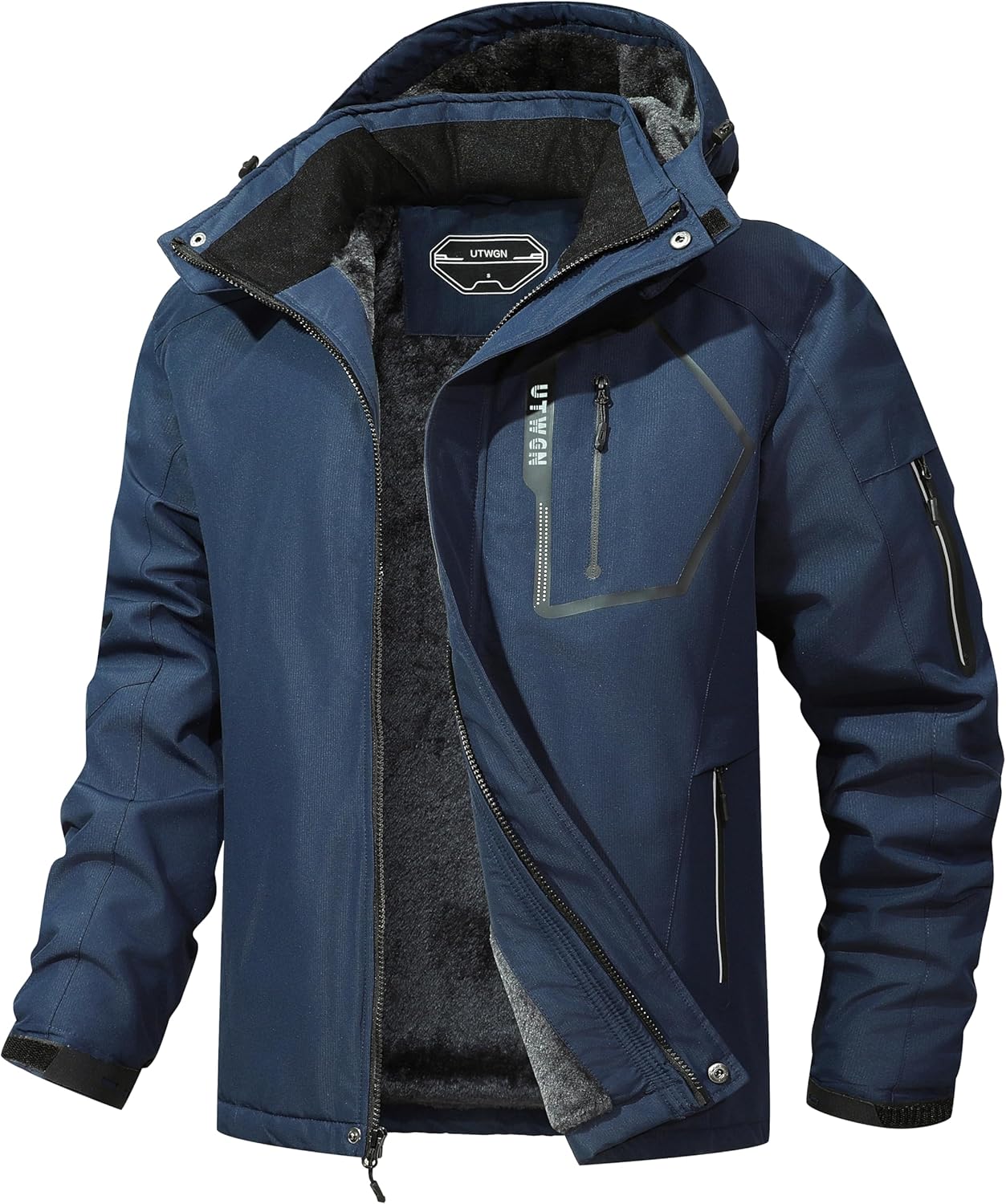 Men's Ski Jacket Winter Warm Snow Coat Waterproof Windbreaker