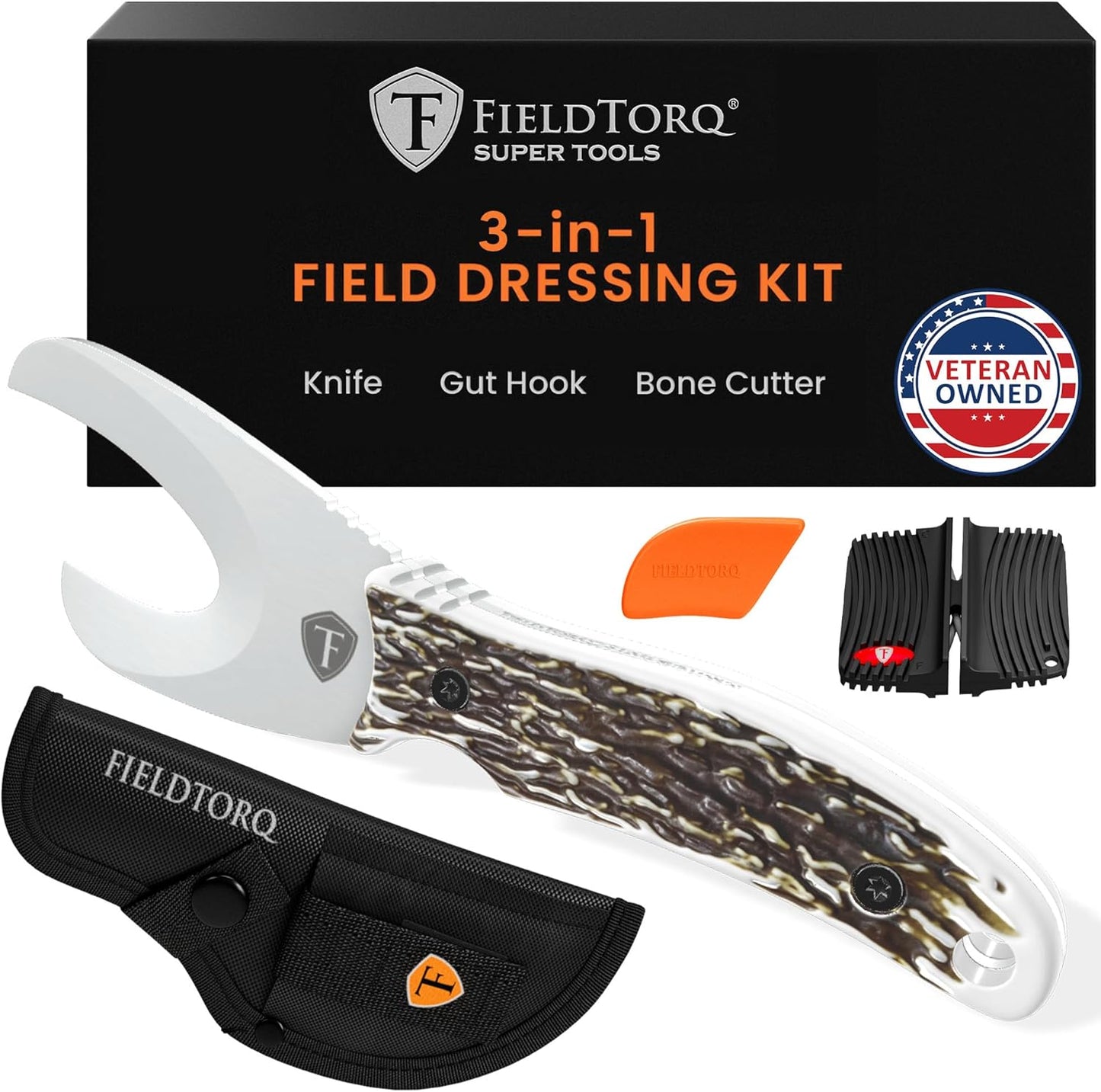 Field Dressing Kit - 3-in-1 Super Tool for Hunting Success