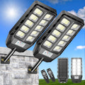 CEDIO 6500W Solar Lights Outdoor - Bright Motion Sensor Flood Light
