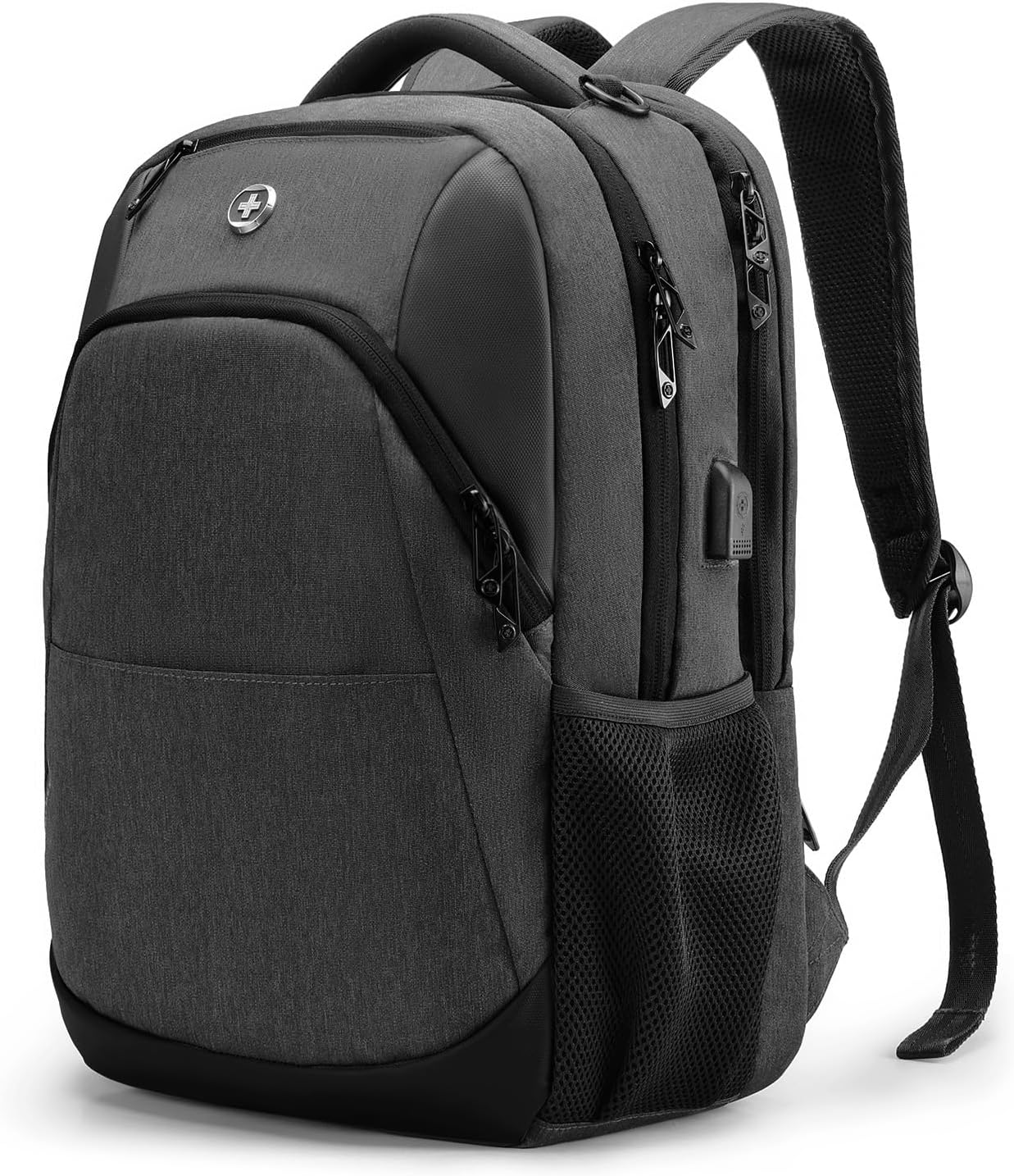 Swissdigital Travel Laptop Backpack with USB Charging Port