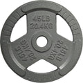 Tri-Grip Cast Iron Olympic Weight Plates - Durable Strength Training