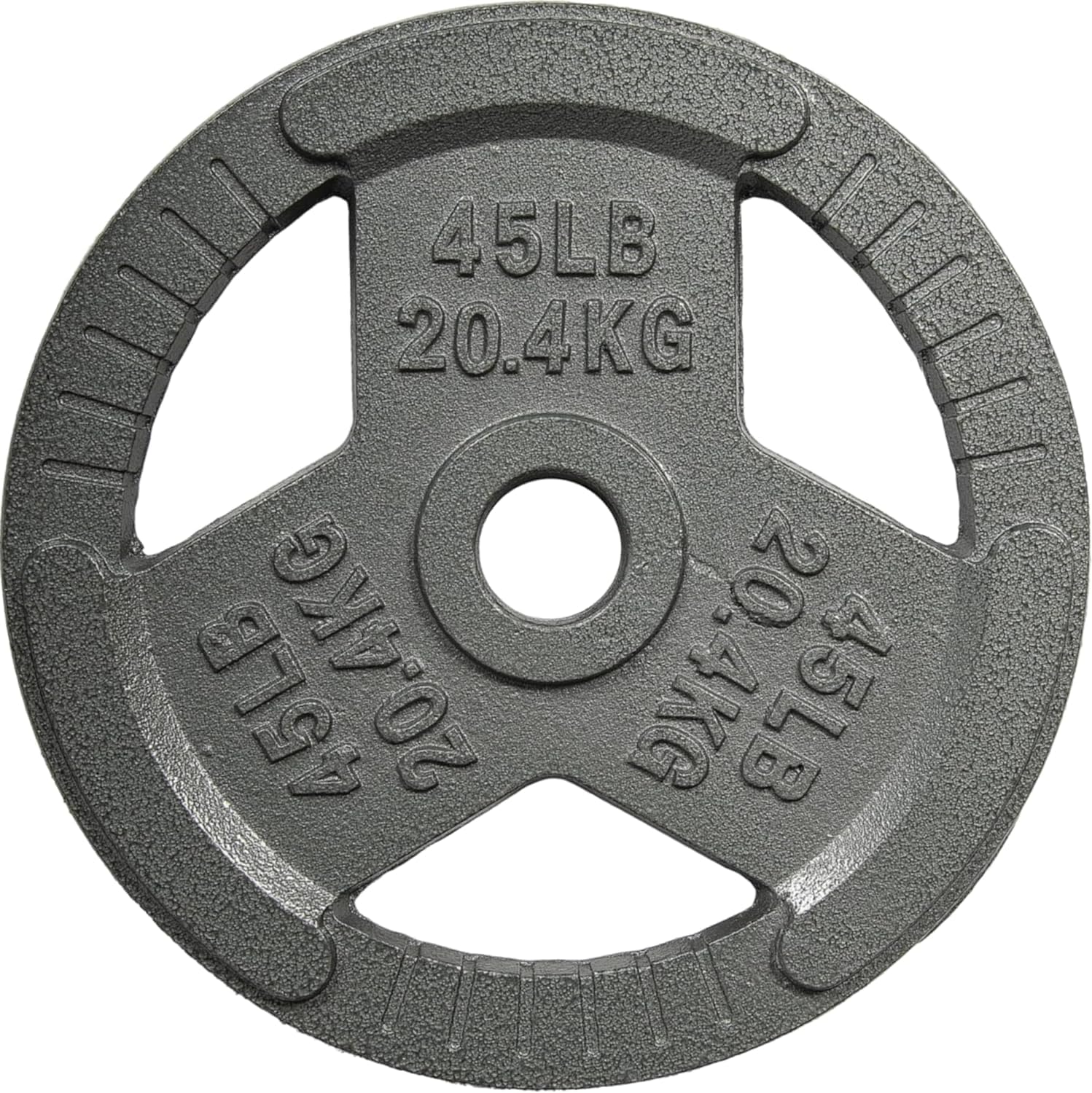 Yes4All Tri-Grip Handles Olympic Weight Plates for Strength Training