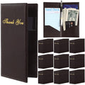 Amyhill 60 Pcs Check Presenters for Restaurants - Durable Dark Brown