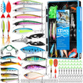 PLUSINNO Fishing Lures Tackle Box for Bass and Trout Fishing