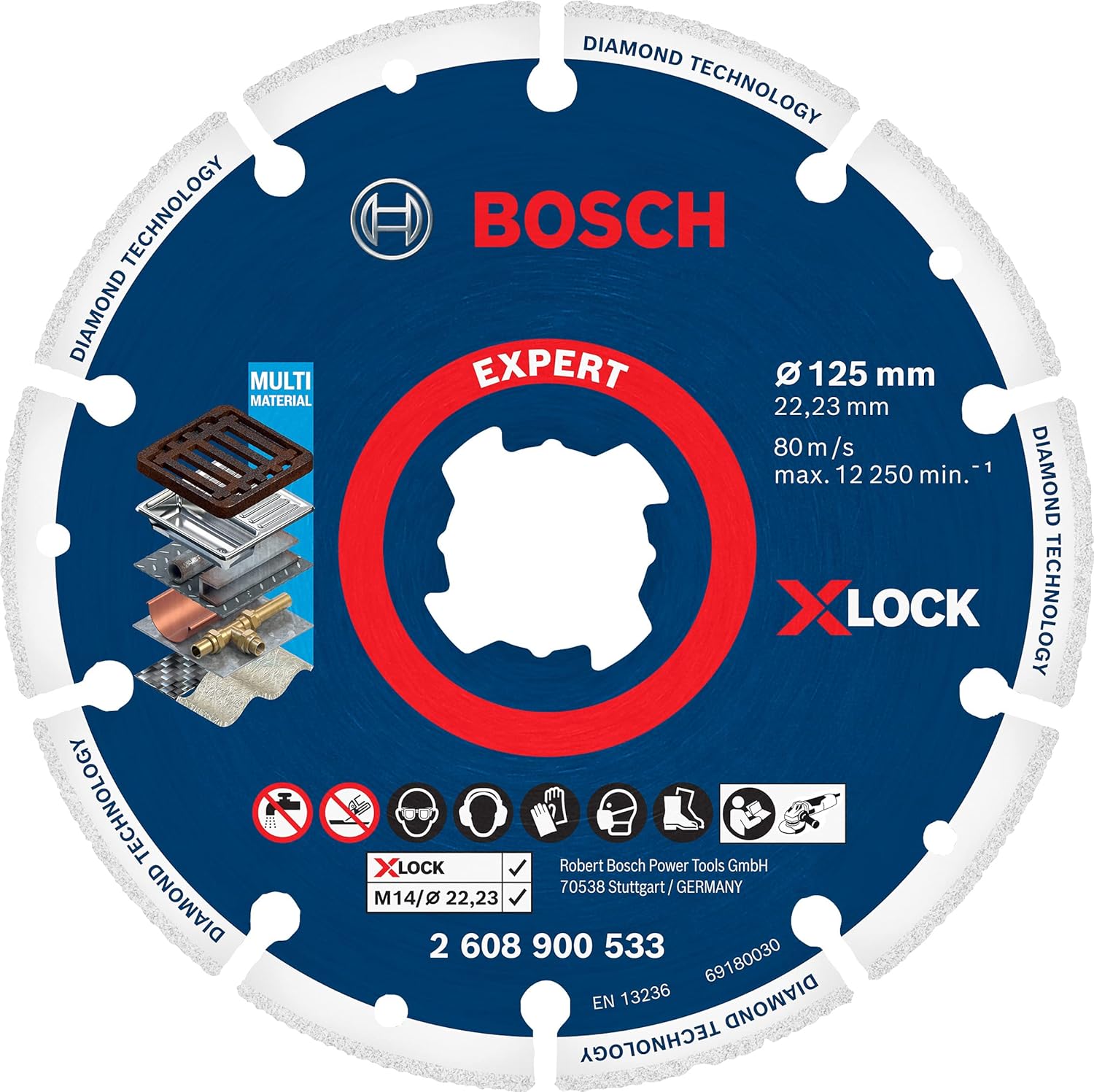 Bosch Expert Diamond Metal Wheel X-Lock: Effortlessly Cut Cast Iron