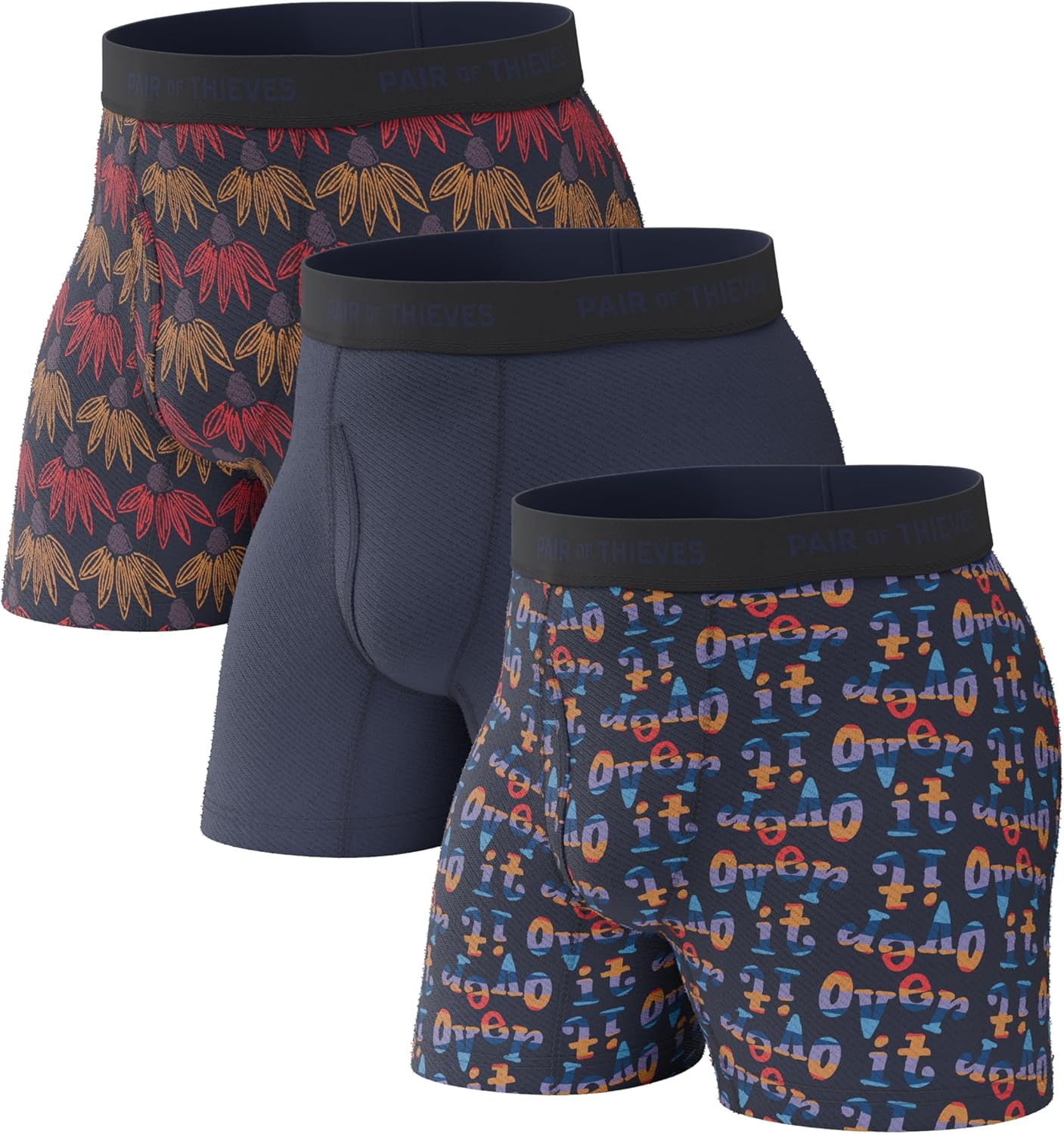 Super Fit Men's Boxer Briefs - Soft, Breathable, Quick-Dry Comfort