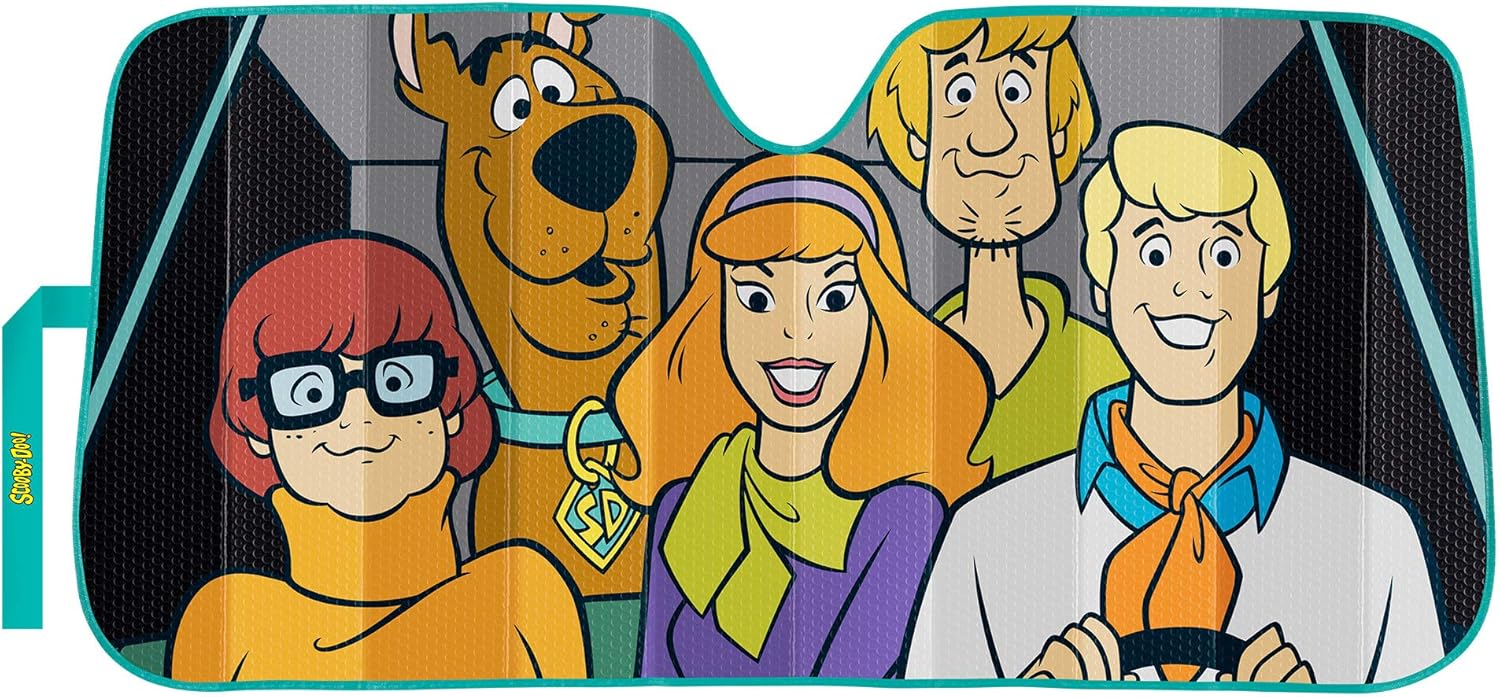 Plasticolor Scooby-Doo Accordion Sunshade for Car and SUV