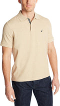 Nautica Men Performance Pique Polo Shirt for Men - Moisture Wicking