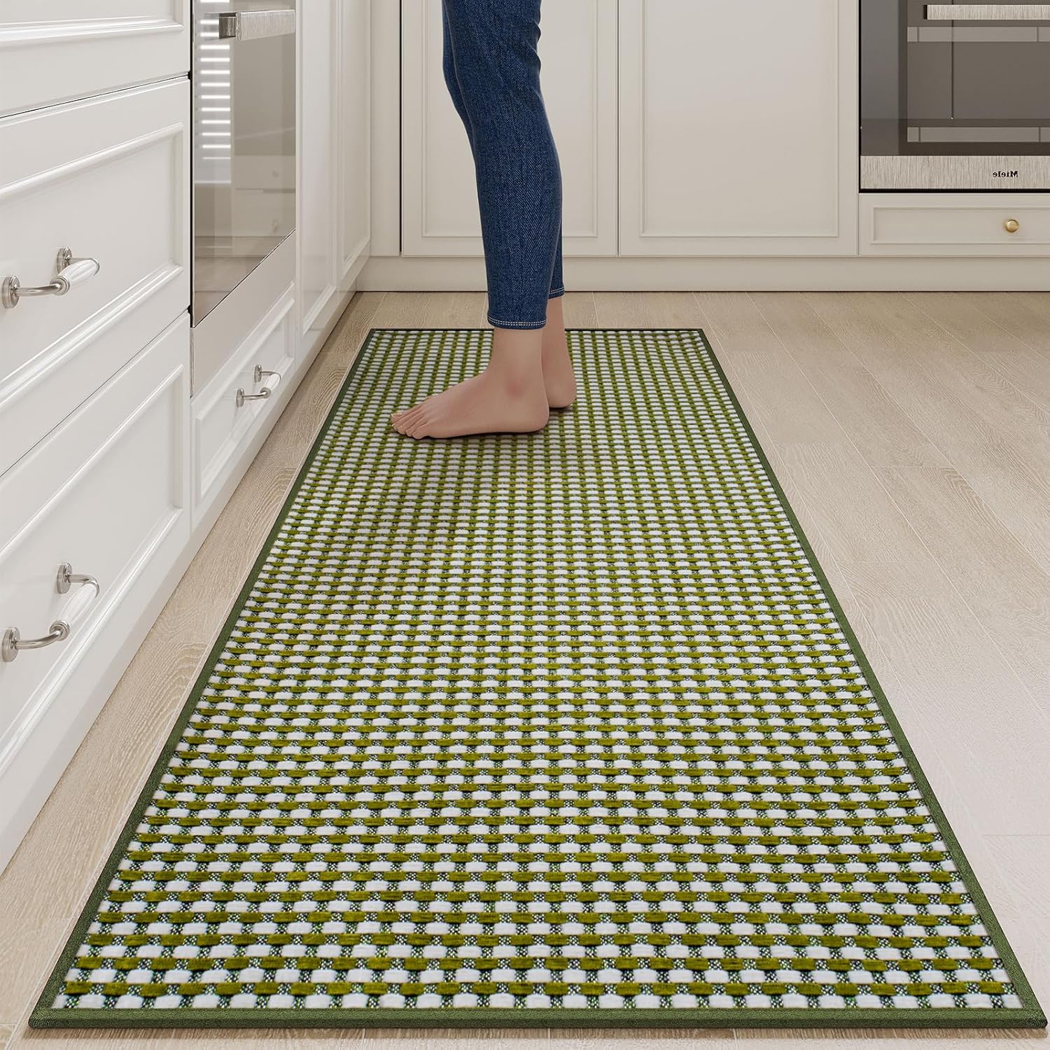 Long Kitchen Runner Rugs Non Slip Washable Chenille Mats 24x71