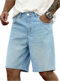 Verdusa Men's Jorts Baggy Jean Shorts for Summer Casual Style