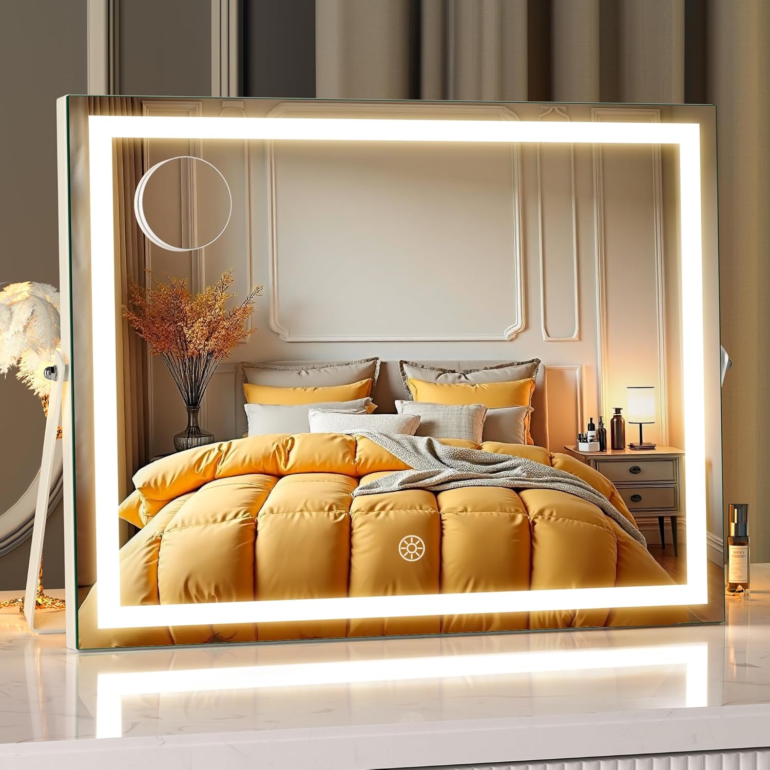 MINISO Vanity Mirror with Lights for Perfect Makeup Application