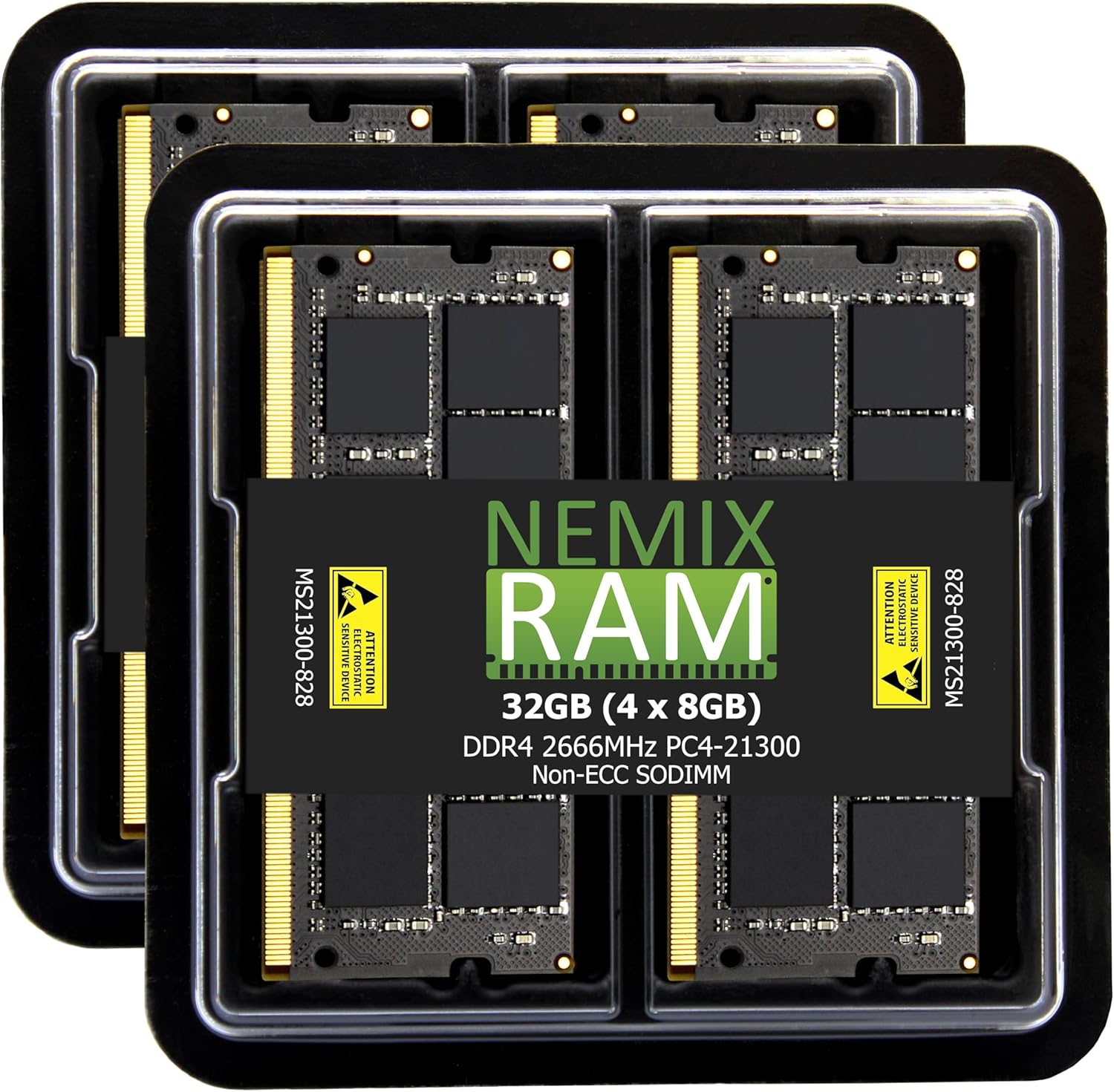 NEMIX RAM 32GB DDR4 2666MHZ SODIMM Memory Kit for Laptops