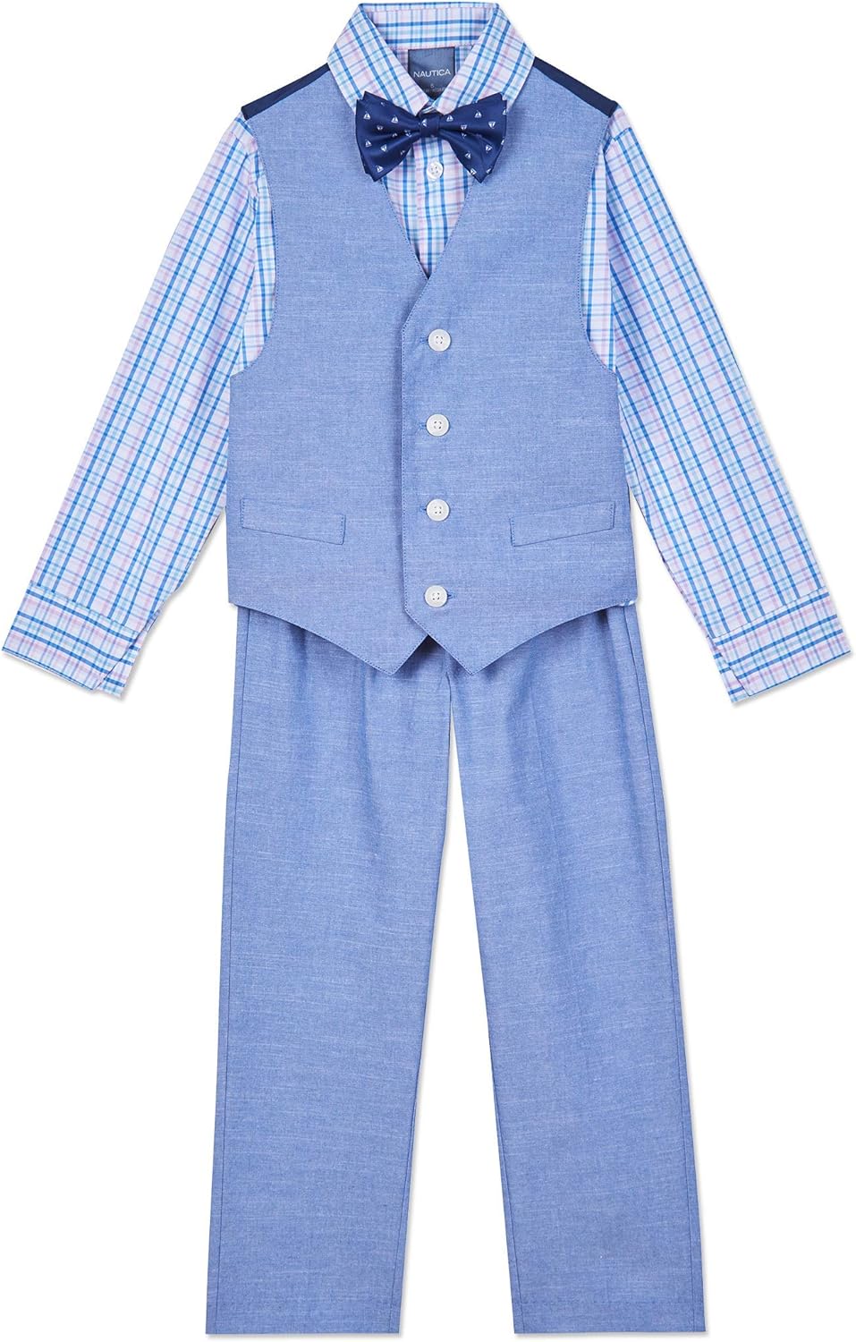 Nautica Boys 4-Piece Formal Suit Set for Little Boys Events