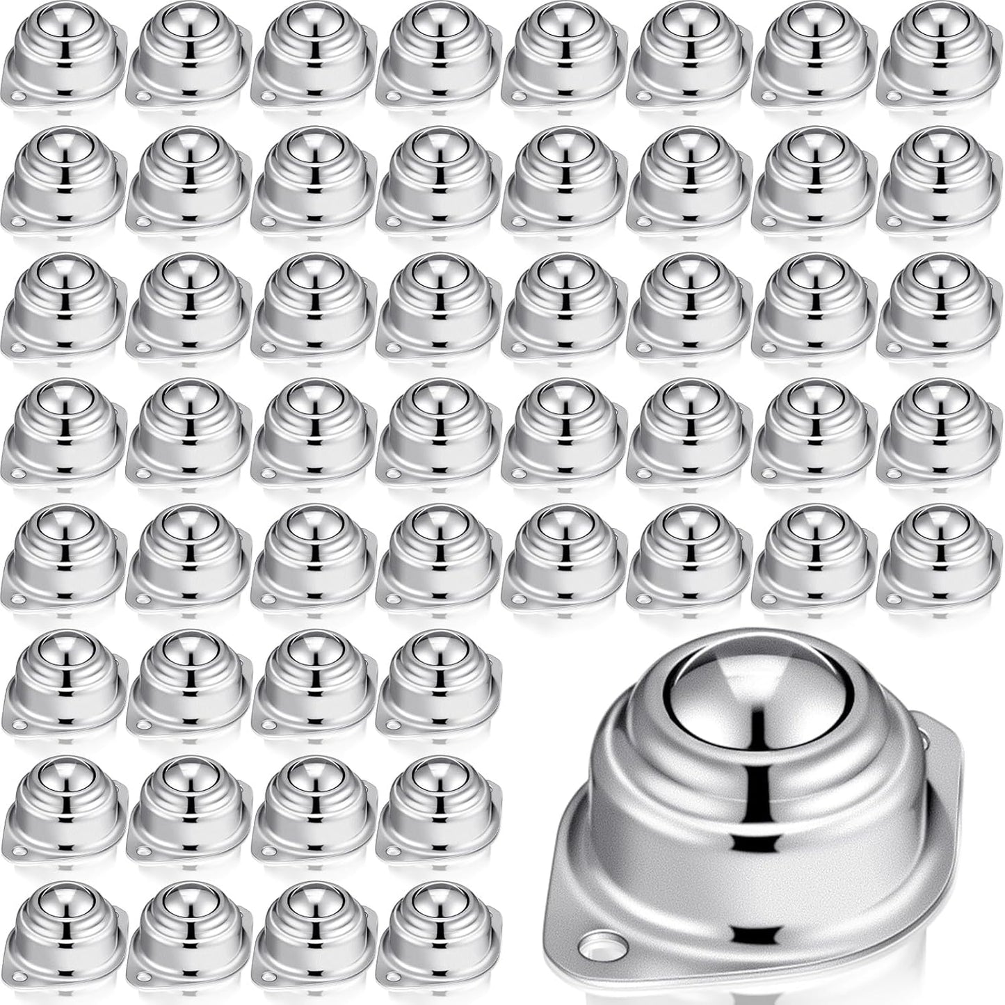 Gisafai 60 Pcs Roller Ball Transfer Bearings for Versatile Use