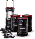 Ultra Bright Rechargeable Lanterns - 4 Pack