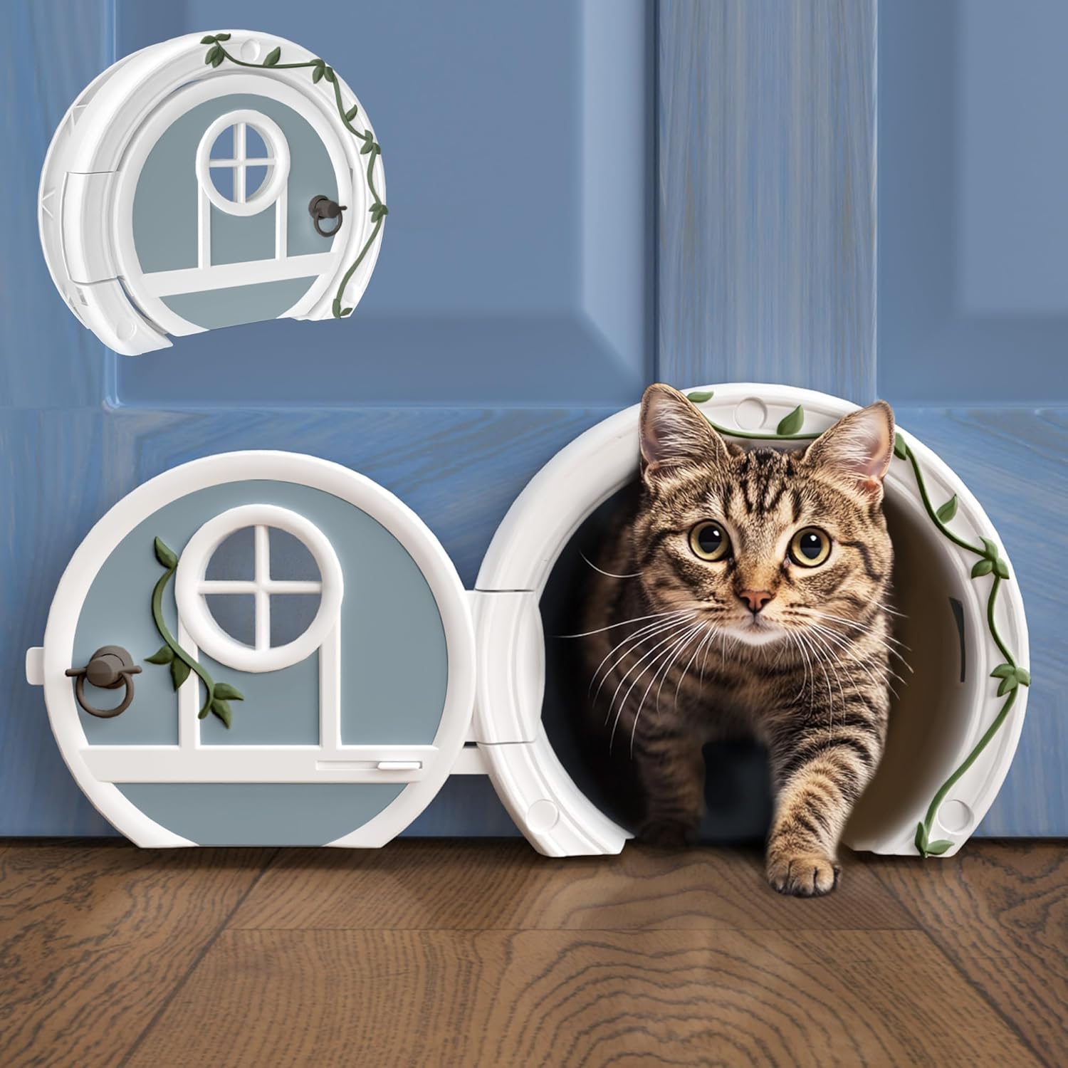 Gnome Door Cat Door for Interior Doors - Stylish and Functional