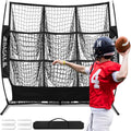 Football Throwing Net 9 Target Pockets - Portable QB Accuracy Trainer