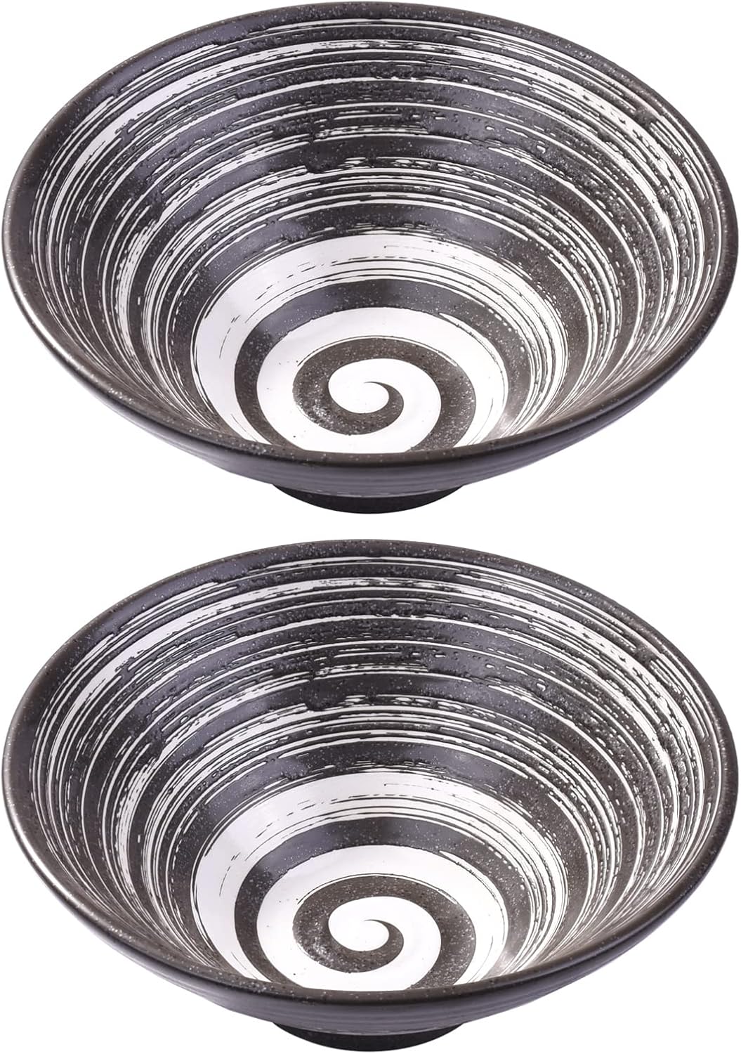 Set of 2 Ceramic Ramen Bowls - 32oz Capacity!