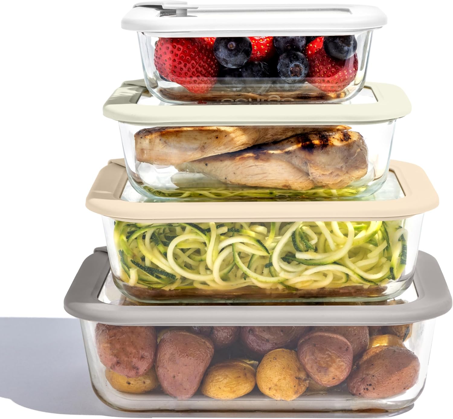 Bentgo Signature Leak-Proof Glass Food Storage Set for Freshness