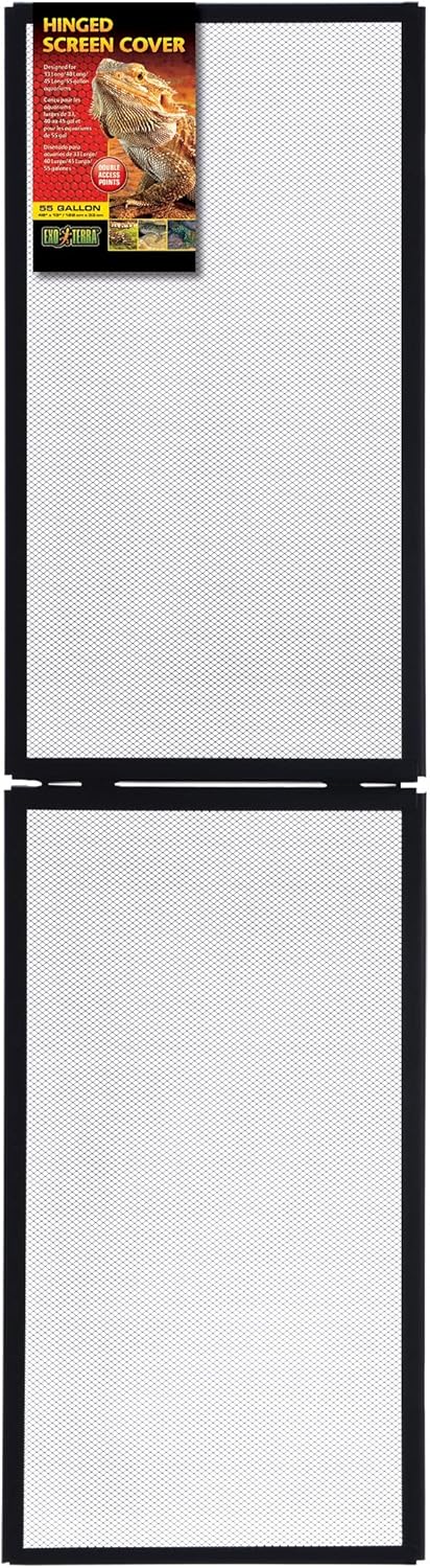 Exo Terra Screen Cover for 55-Gallon Terrarium - Easy Access