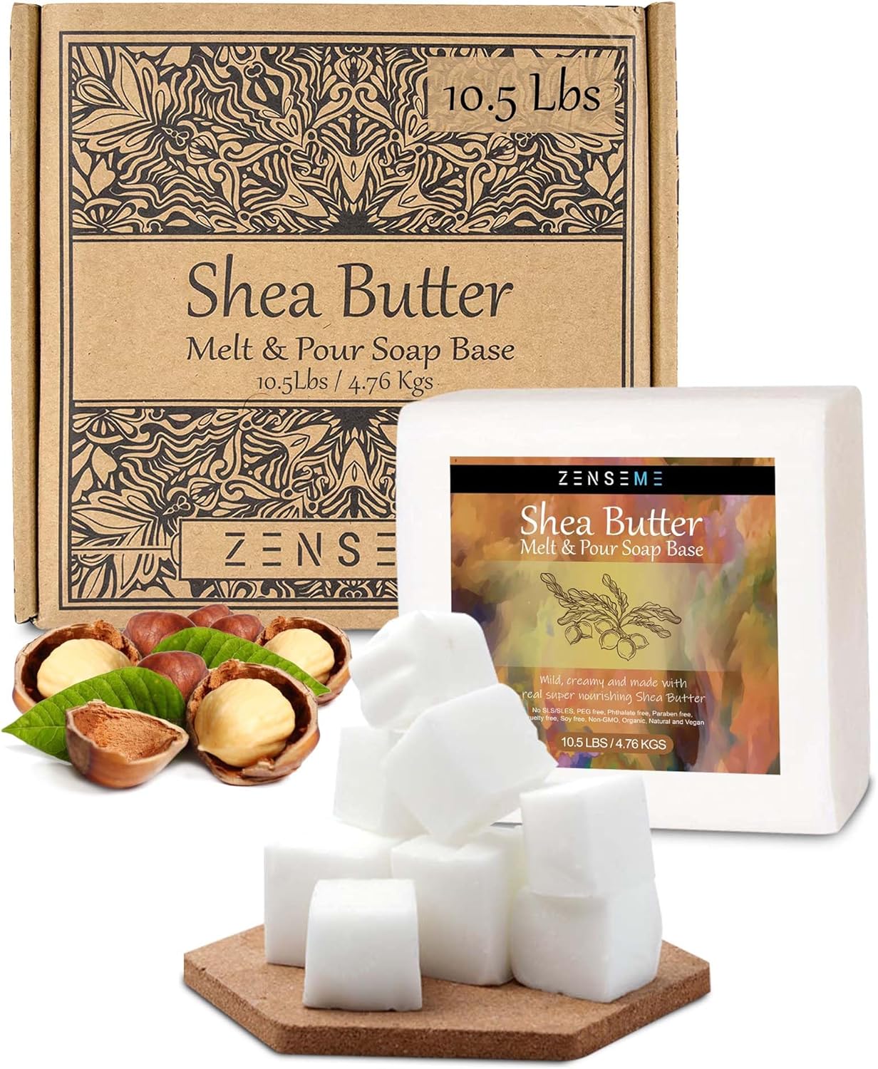 10 LBS Shea Butter Soap Base for Easy DIY Crafting Projects