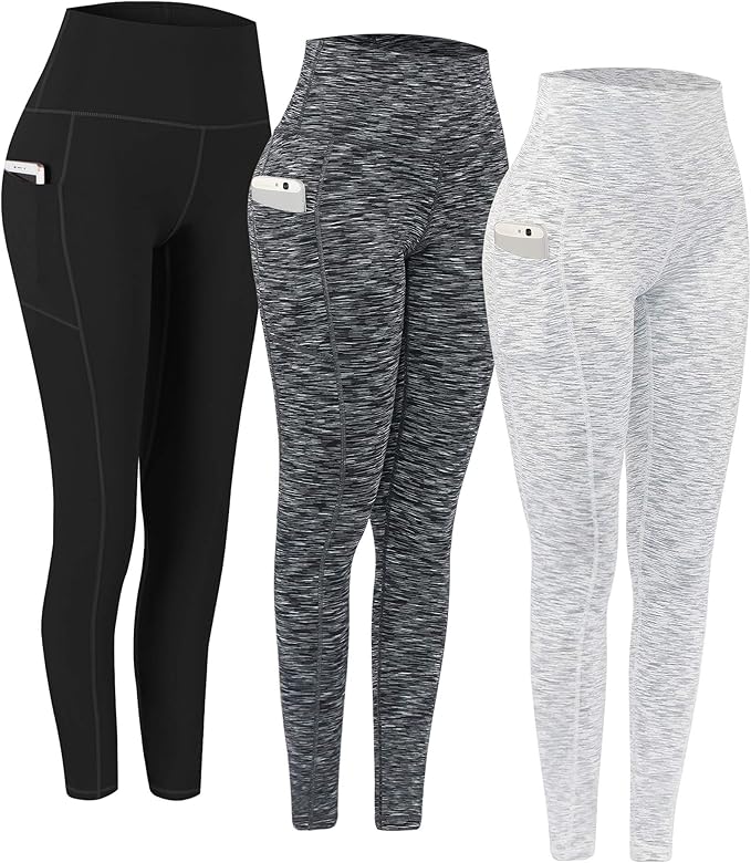 Fengbay High Waist Yoga Pants for Women with Tummy Control