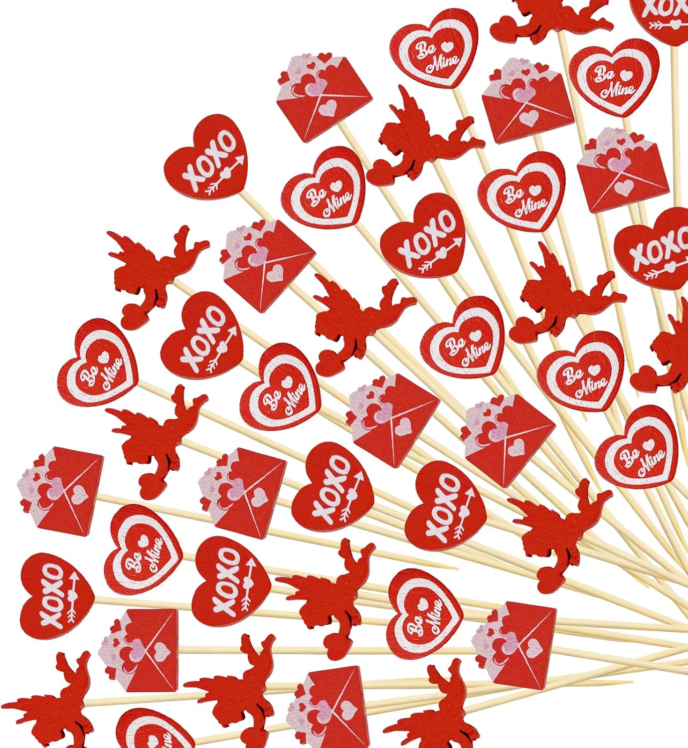 Love Heart Cocktail Picks for Valentine's Day!