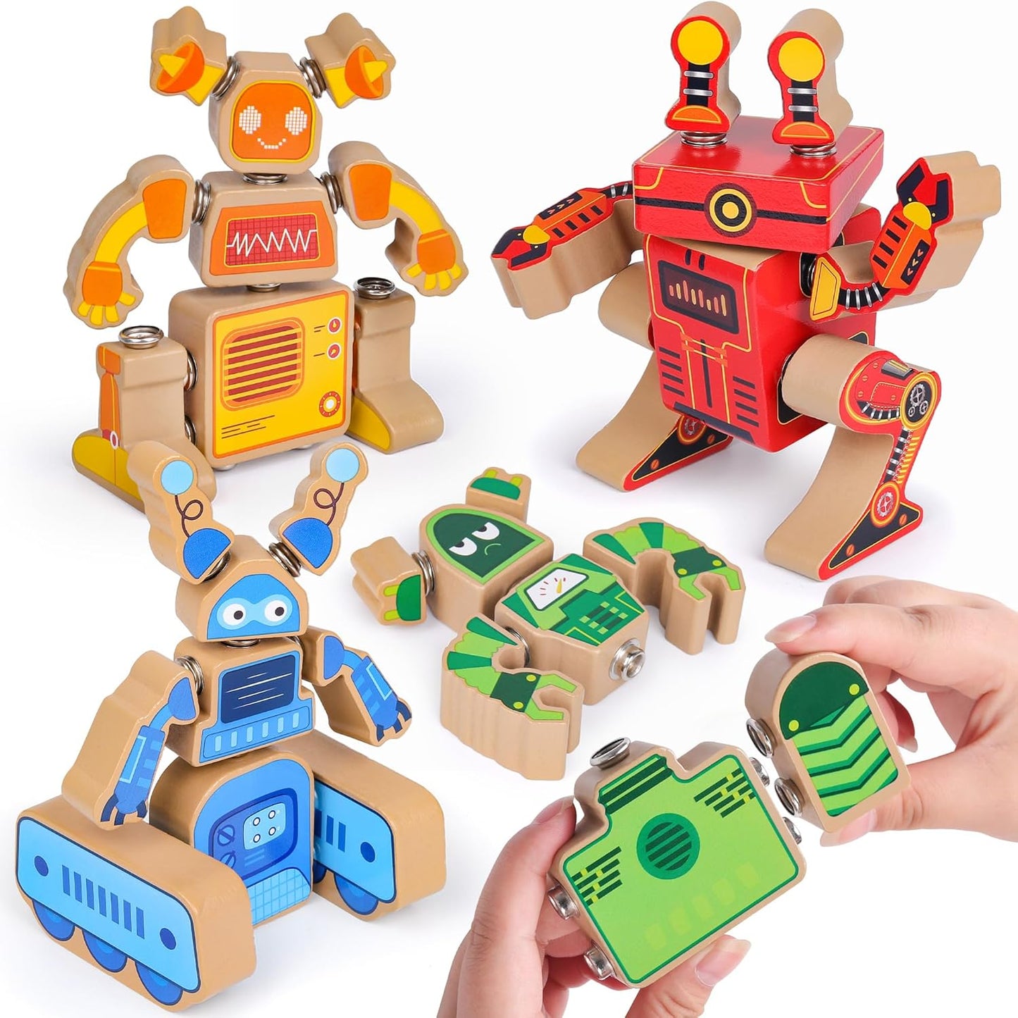 STEM Robot Building Set for Toddlers - Educational Gift