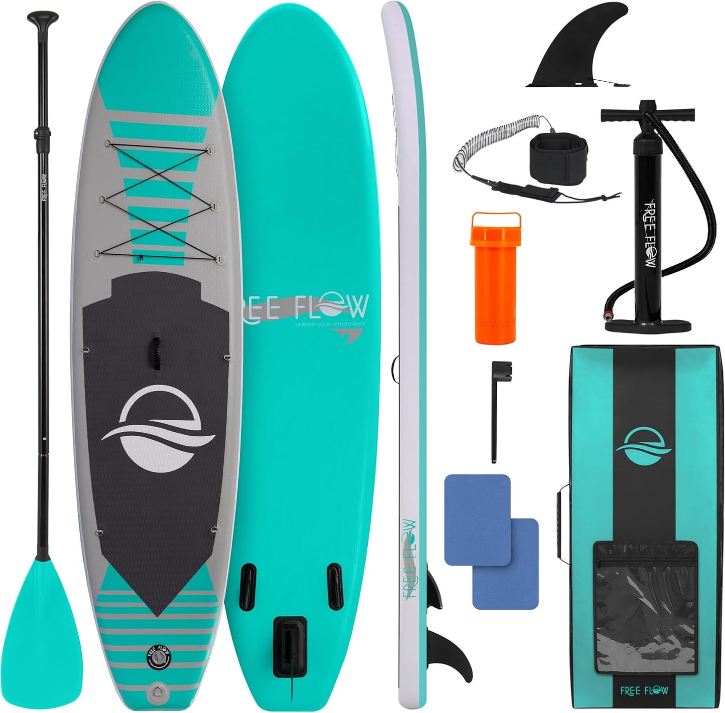 SereneLife Stand Up Inflatable Paddle Board for All Skill Levels