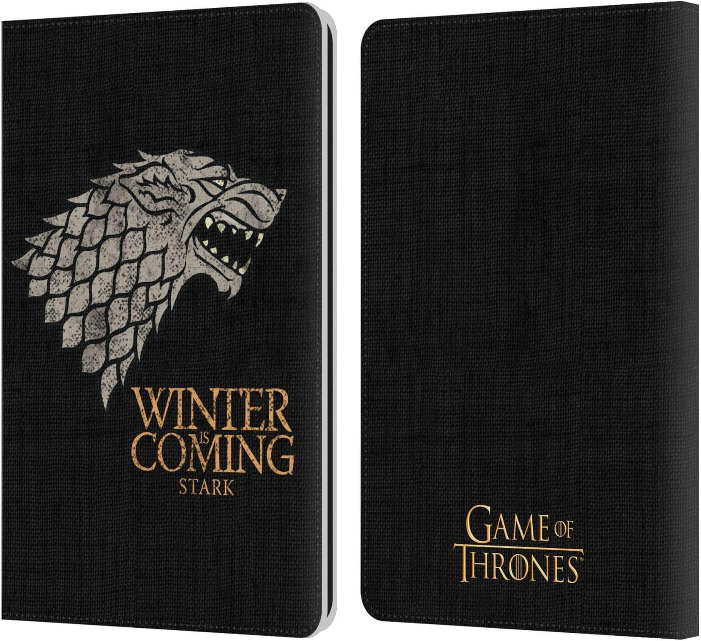 Game of Thrones Stark House Mottos Leather Wallet Case for Kindle