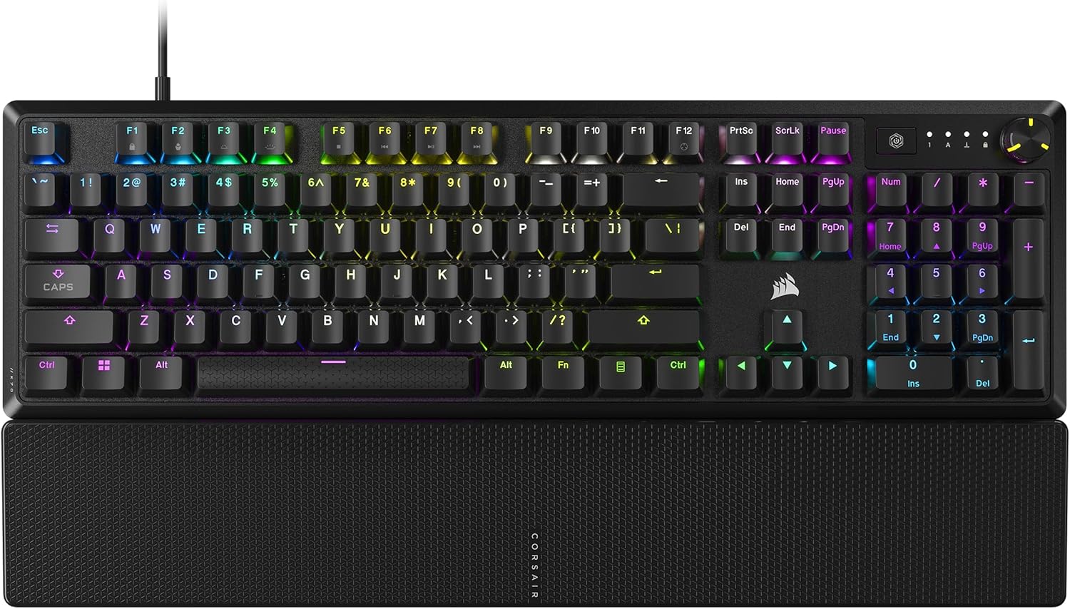CORSAIR K70 CORE RGB Mechanical Keyboard with Palmrest Review