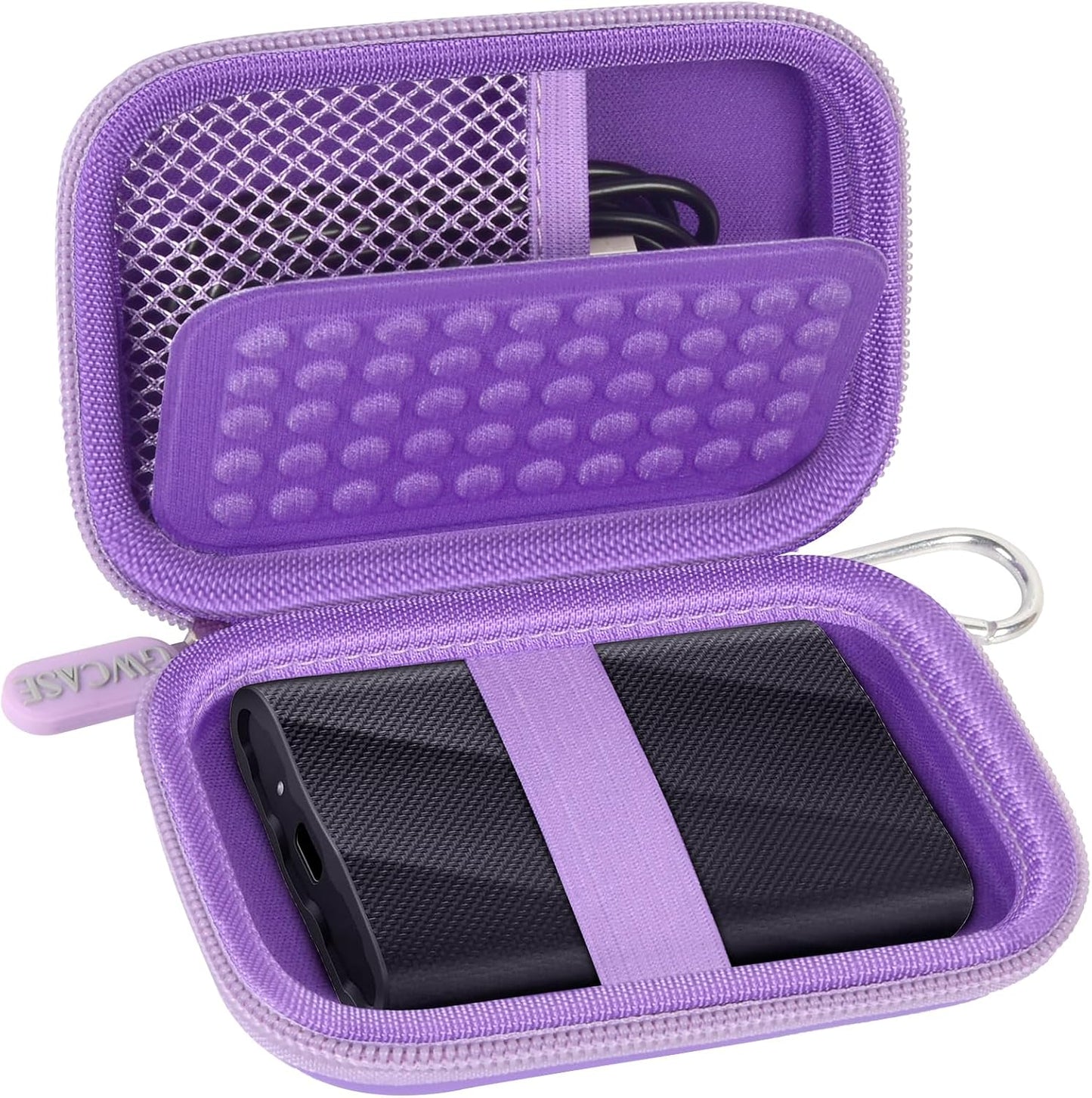 Purple SSD Travel Case - GWCASE - Organize & Protect