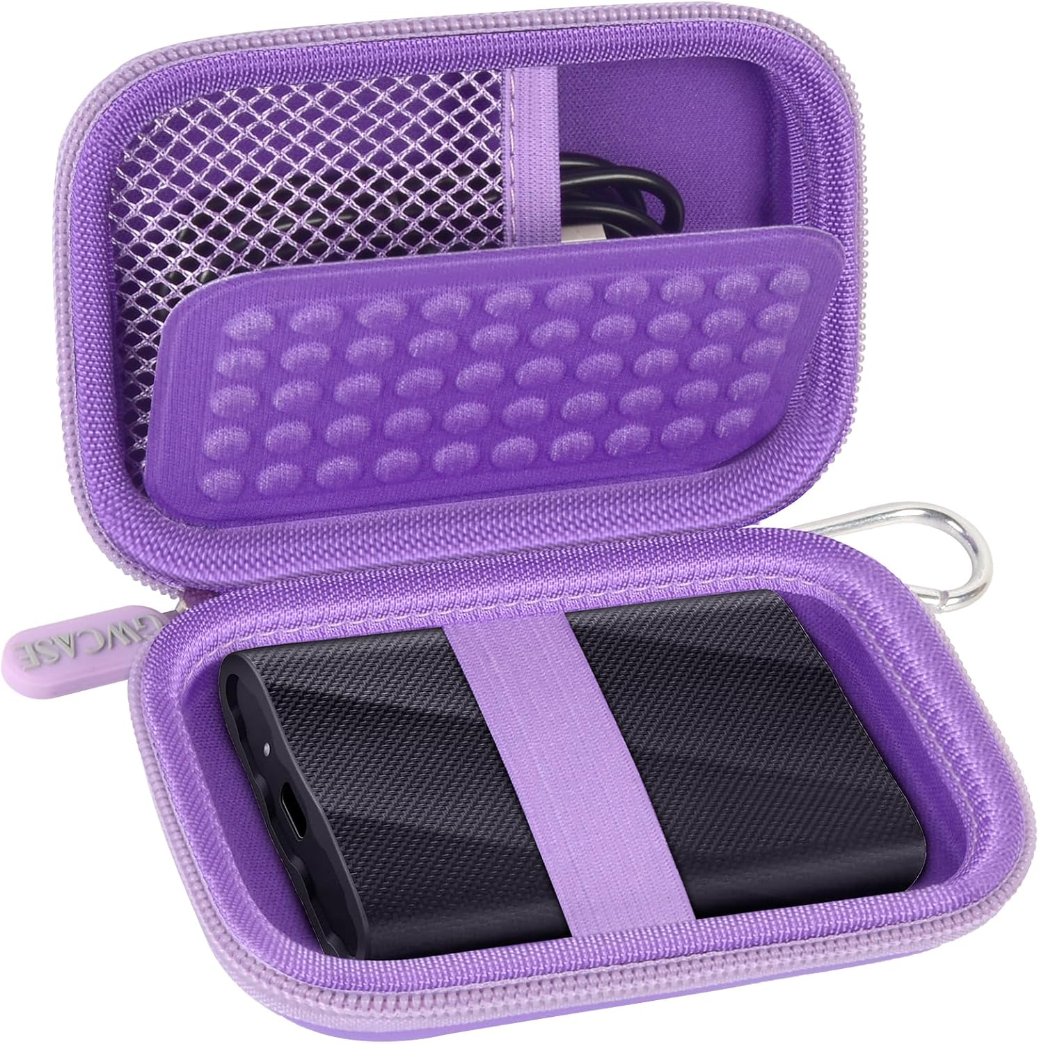 Purple SSD Travel Case - GWCASE - Organize & Protect