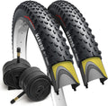 Fincci MTB 29 x 2.10 Foldable Kevlar Mountain Bike Tires - Smooth Roll