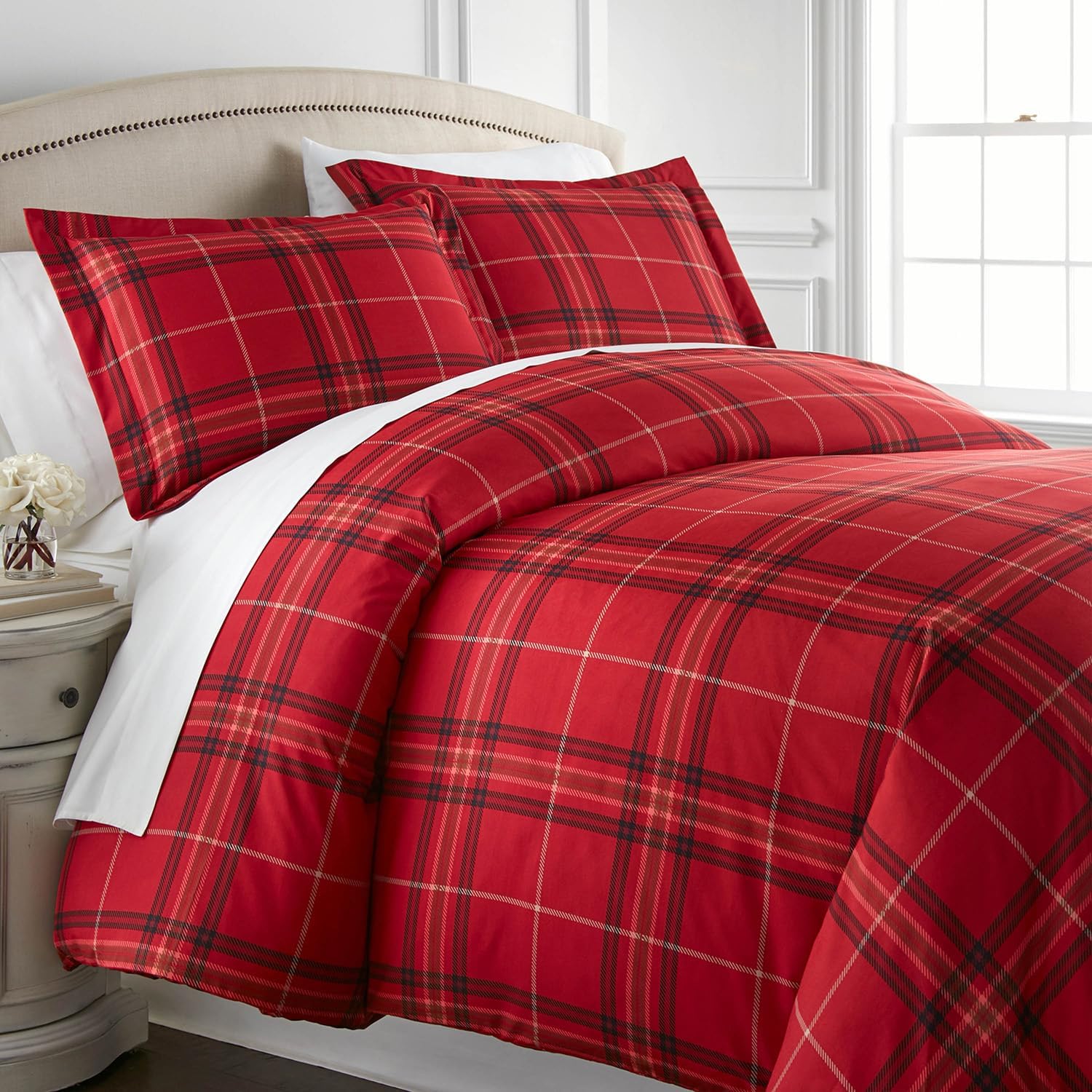 Vilano Plaid Collection Twin XL Comforter Set for Cozy Sleep