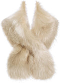 Faux Fur Shawl for Women - Elegant Winter Bridal Wrap