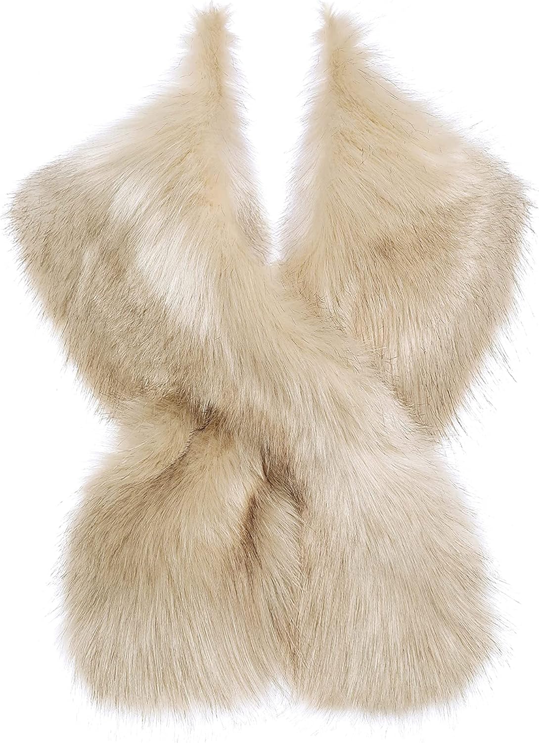 Faux Fur Shawl for Women - Elegant Winter Bridal Wrap
