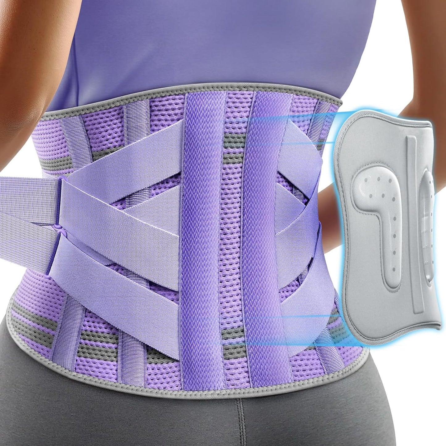 Back Brace for Lower Back Pain with 9X Support System