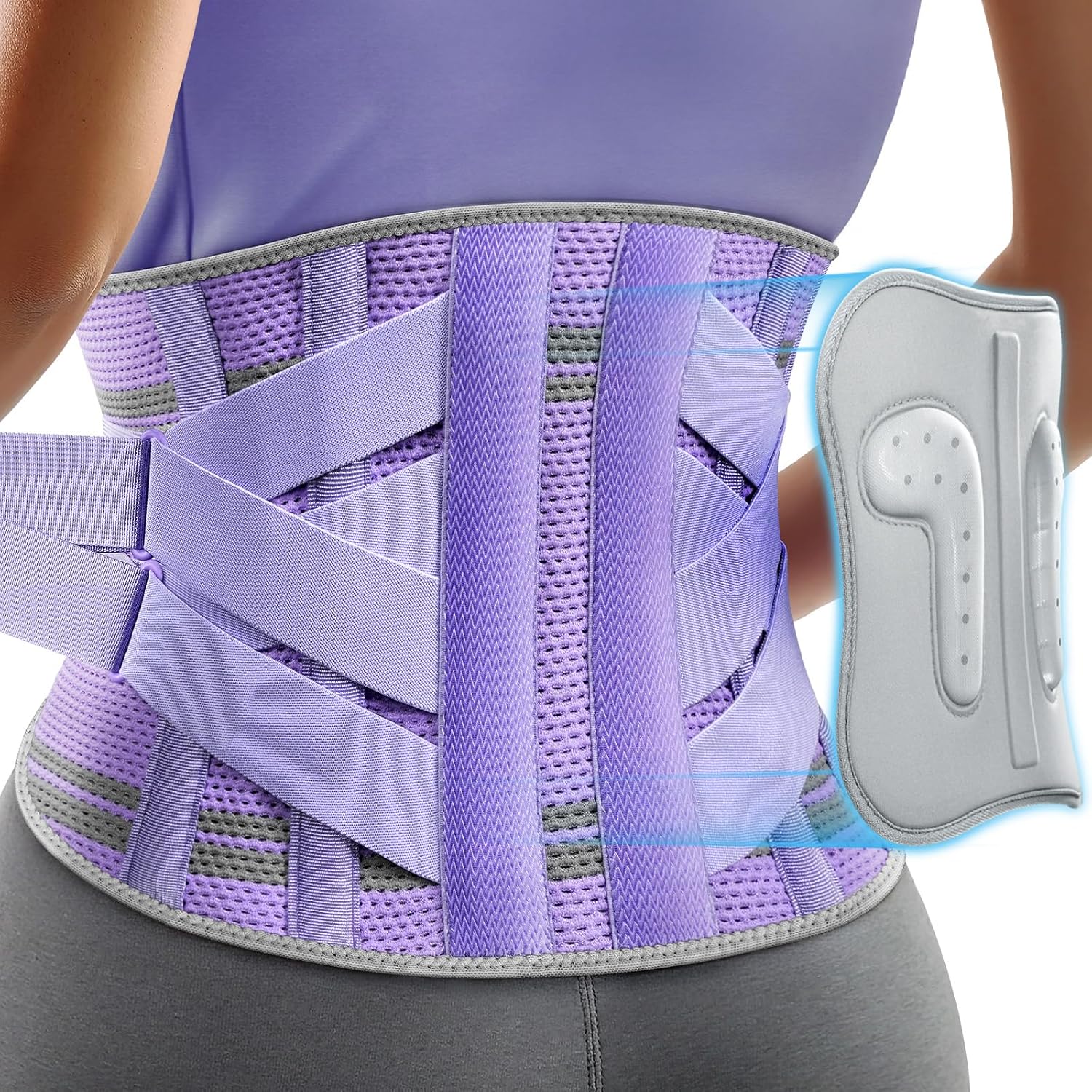 Back Brace for Lower Back Pain with 9X Support System