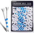 CHAMPKEY 100 Pack Golf Tees - Boost Accuracy & Distance