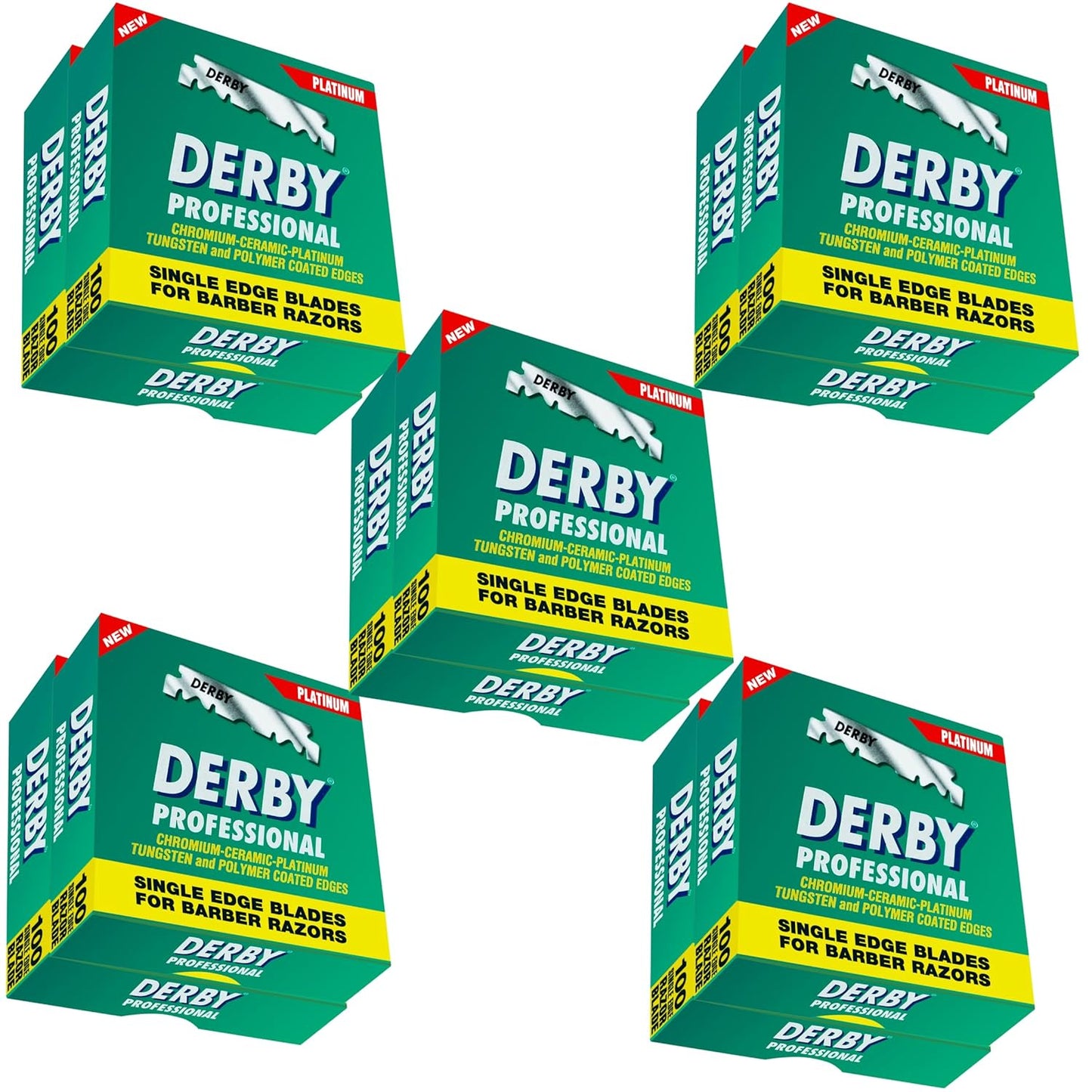 1000 Derby Professional Single Edge Razor Blades for Smooth Shaving