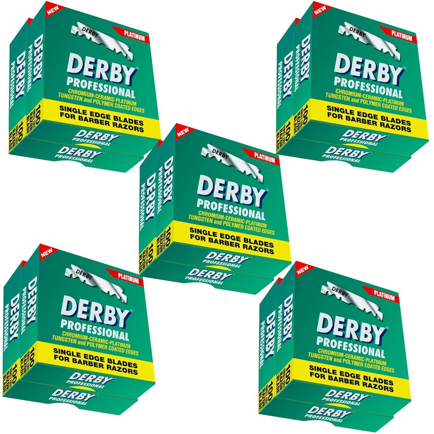 1000 Derby Professional Single Edge Razor Blades for Smooth Shaving