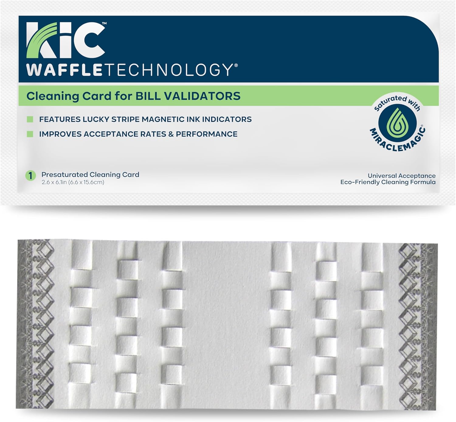 Waffletechnology KICTeam Cleaning Cards for Bill Acceptors